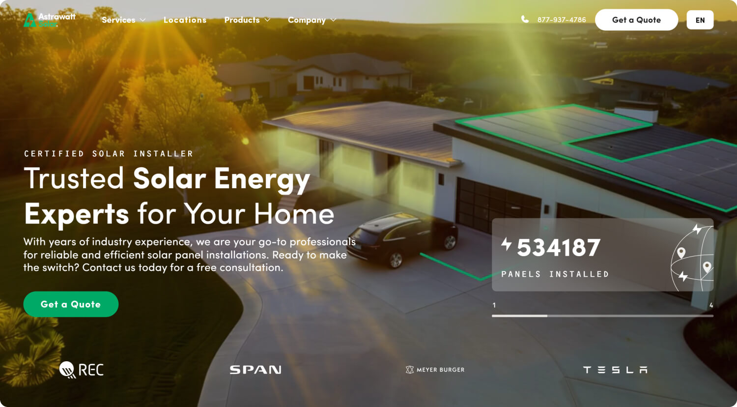 Astrawatt website