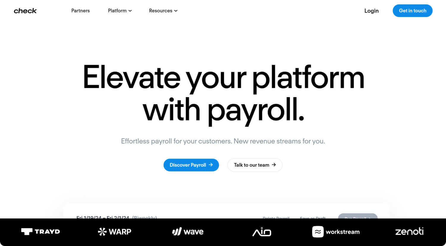 CheckHQ website